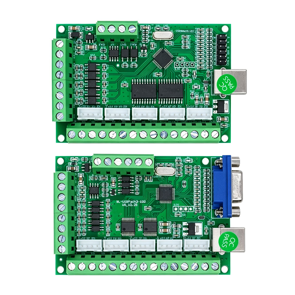 1 set Motor Driver Board CNC U - 5 Axis Cnc Breakout Board Interface Mach3 评论和价格