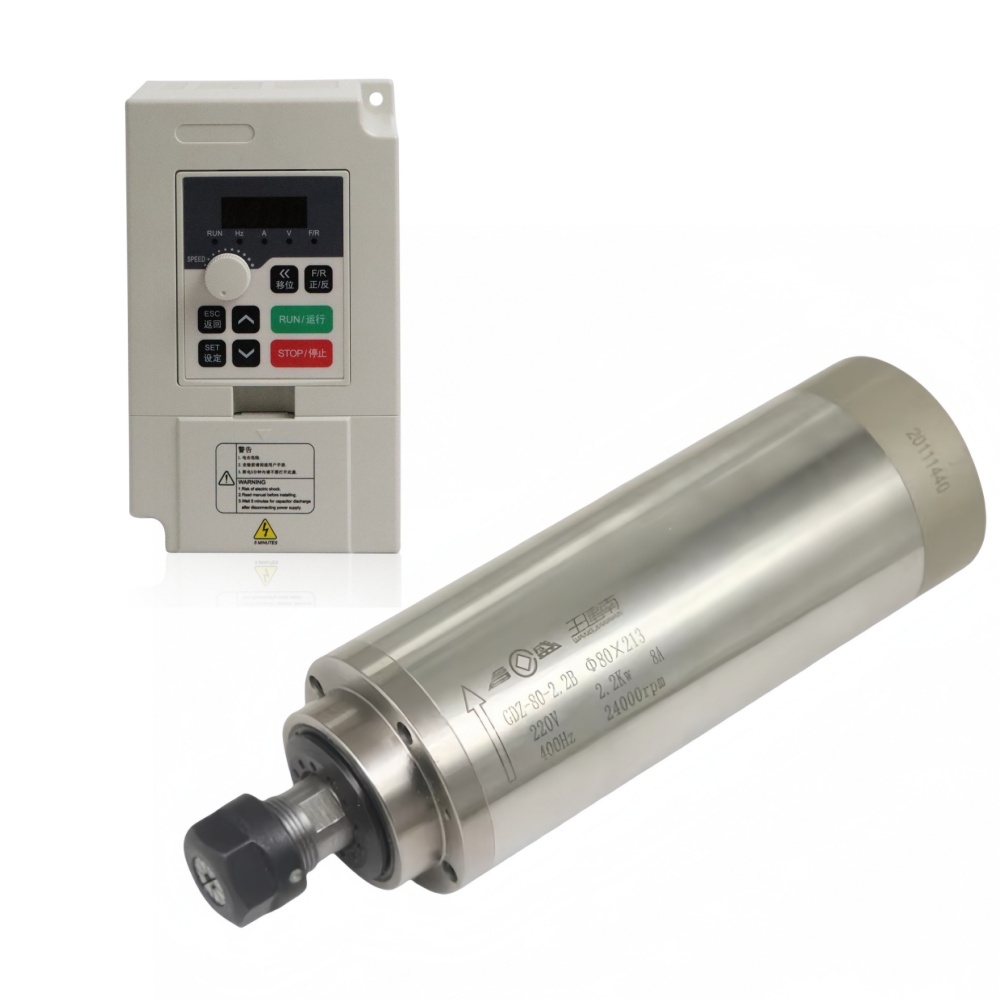 GDZ-80-2.2B 80mm 2.2KW ER20 Wa - 2.2Kw Water Cooled Spindle Kit Vfd 评论和价格