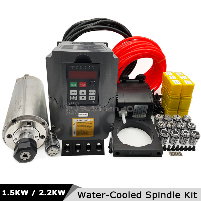 2.2KW/1.5KW 400Hz 24000RPM Wat - 2.2Kw Water Cooled Spindle Kit Vfd 评论和价格