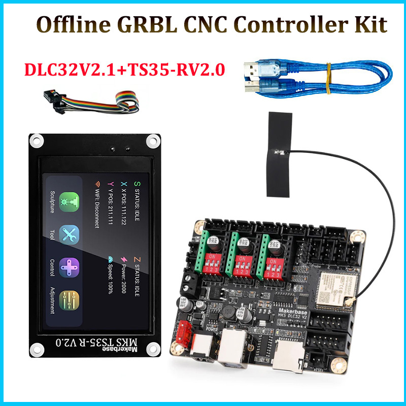 Makerbase MKS DLC32 V2.1 32Bit - Grbl 32 Bit Control Board Offline Display 评论和价格