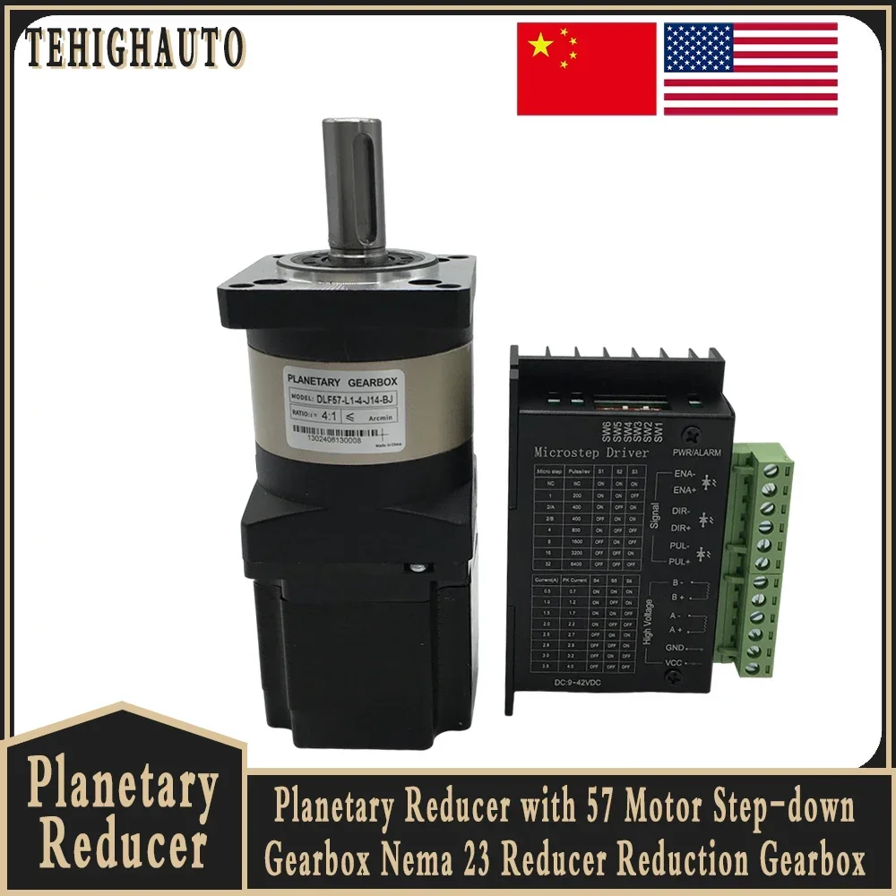 Planetary Gearbox 57 Motor TB6 - Nema 23 Closed Loop Stepper Motor Driver Kit 评论和价格