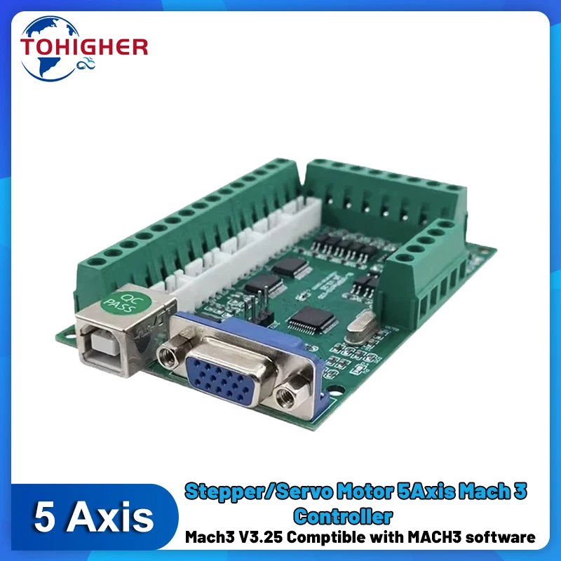 5 Axis Interface Board Mach3 B - 5 Axis Cnc Breakout Board Interface Mach3 评论和价格