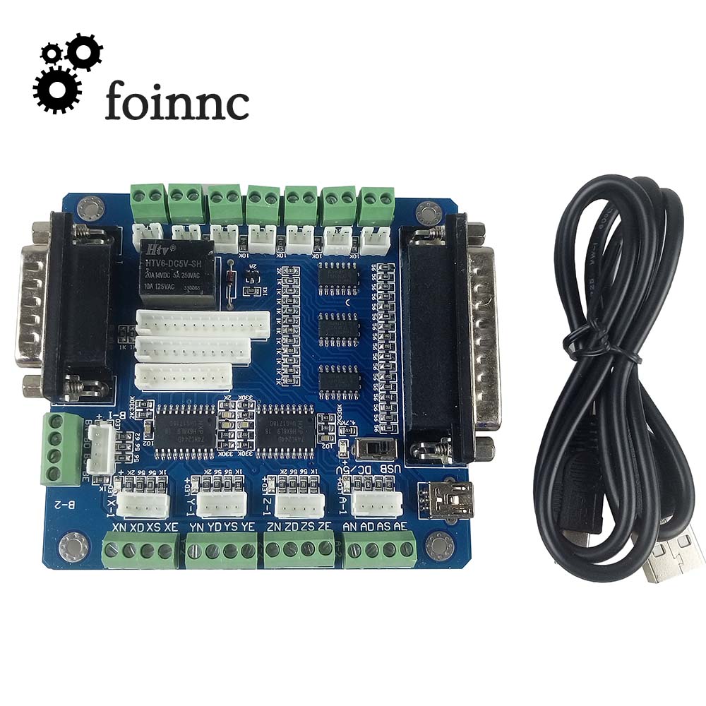 Mach3 5 Axis CNC Breakout Cont - 5 Axis Cnc Breakout Board Interface Mach3 评论和价格
