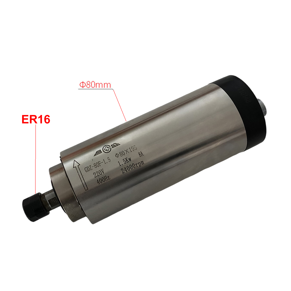 CNC Air Cooled 800W 1500W 2200 - Er20 Collet Chuck Spindle Motor 220V 评论和价格