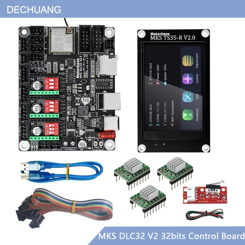 MKS DLC32 V2 GRBL Offline Wifi - Grbl 32 Bit Control Board Offline Display 评论和价格
