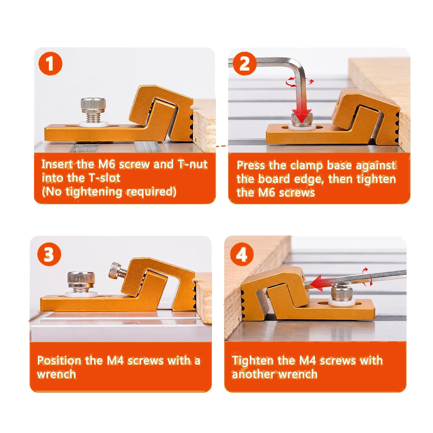 4pcs Aluminum CNC Clamps Set f - Cnc 3018 Pro Max Metal 评论和价格