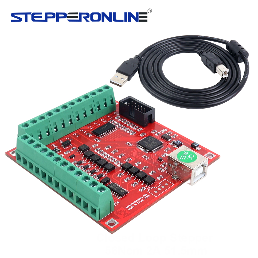 4-Axis USB CNC Breakout Board  - Mach3 Usb Cnc Controller 4 Axis 100Khz 评论和价格