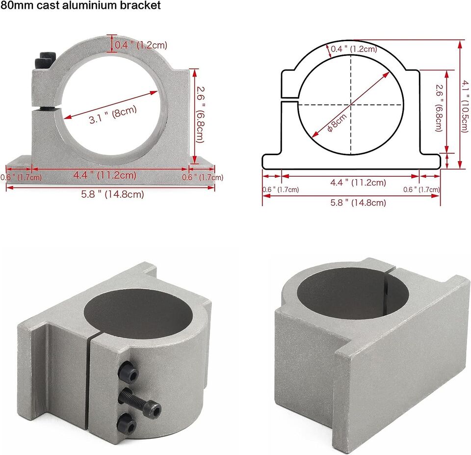 【EU/USA】Water Cooling Spindle  - 2.2Kw Water Cooled Spindle Kit Vfd 评论和价格