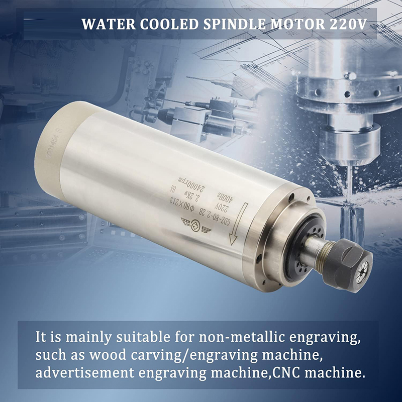 2.2KW 1.5KW CNC Spindle Motor  - Er20 Collet Chuck Spindle Motor 220V 评论和价格